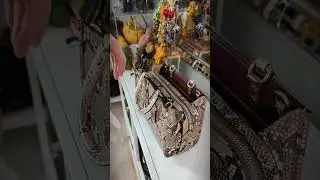 Coach Rogue 25 in genuine Python Snakeskin