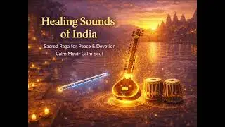 calm mind calm soul | healing sounds of india sacred raga meditation