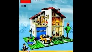 LEGO Creator Family House 31012 4 in 1 Instructions DIY Book 1