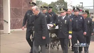 Erie Police Officer Jason Belton laid to rest Friday at Blessed Sacrament Church