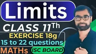 ISC Class 11 Mathematics | Chapter 18 (Limits) | Exercise 18G | Evaluate the Limits | By Placid