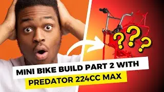 Mini Bike With Predator 224cc Max Hemi Engine 