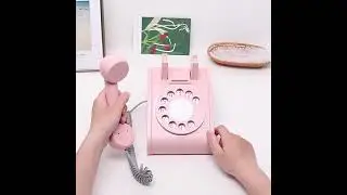 CB949641 (Interactive coin cell phone baby play classic wooden kids toys telephone)
