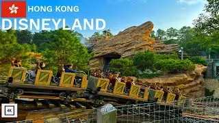 Riding the Big Grizzly Mountain Runaway Mine Cars | 4K POV @60fps Hong Kong Disneyland