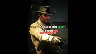 W Arthur Moment❤️ 🩹 [4k] | Red Dead Redemption || #shorts