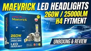 260 Watt Led Headlight | Led Headlight 260w Full Power LED Headlight for Car Maevrick LED Headlights