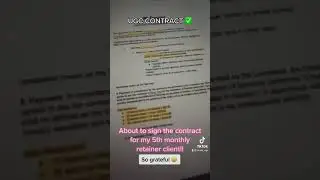 Signing my 5th UGC Contract & retainer client! #ugc #contentcreator #ugccontentcreator #shortsvideo