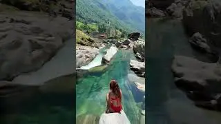 The best swimming spot in the AlpsTucked away in the Swiss Alps, the Verzasca River