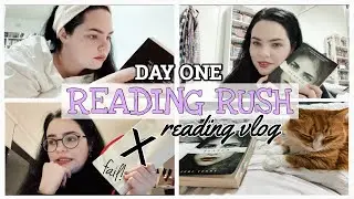 READING RUSH DAY 1 VLOG & VIDEO CHALLENGE💜