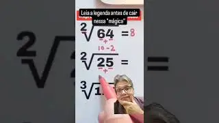 Leia a descri&ccedil;&atilde;o e entenda que, truque e m&aacute;gica s&atilde;o coisas diferentes. #matematica #concursos