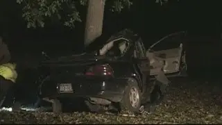 Single-car crash claims driver's life