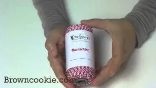 Maraschino - Red & White Eco-Luxe Baker's Twine