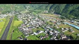 A small Drone shot love in Gauchar #gauchar #dreamworkphotography #cinematography #uttarakhand