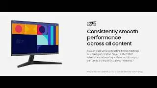 SAMSUNG 27-Inch S33GC Series Business Essential Monitor, IPS, 100Hz, AMD FreeSync - LS27C332GANXZA