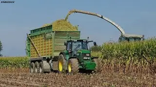 Mais Hakselen 2018 : Egide London / Claas Jaguar / John Deere 8R / 6R / 7530