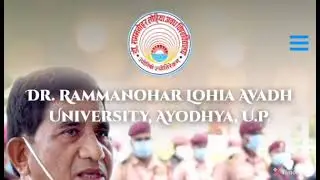 RMLAU NEWS ll Release Official Notification ll Dr. Rammanohar Lohia Avadh University, Ayodhya