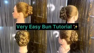 Perfect Bun Hairstyle For Party & Wedding | Step by Step Tutorial | Easy Hair Tutorial ✨️ 