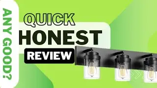 IZORRO Bathroom Vanity Light Fixture, 3-Light 22 Inch Matte Black Bathroom Light Fixtures Review