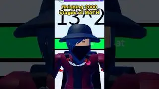 Completing 2000 Roblox Math Problems
