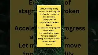 Prayer Against  Stagnation #PrayerAgainstDelay #FaithProgress #BreakthroughPrayer #NoMoreStagnation