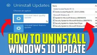 How to Uninstall Windows 10 Update