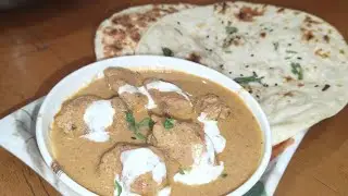 Butter Chicken with Naan | Hotel Style Creamy Butter Chicken Recipe