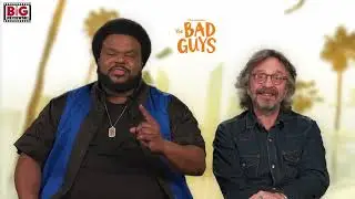 Craig Robinson & Marc Maron on the fun of being The Bad Guys & advice on giving good interviews