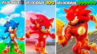 Deixando o FLASH SONIC ainda mais r&aacute;pido no GTA 5! (Mod do filme Sonic)
