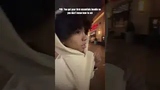 POV: You Get Your First Essentials Hoodie #funny #skit. #fearofgodessentials #StayFocusedFrank