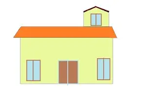 Ms paint home design || ms paint drawing home  ||ms paint 3d drawing
