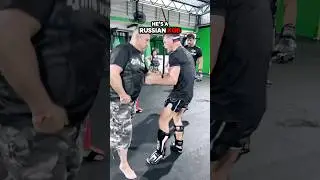 Getting wrecked by Russian special forces. Subscribe if u enjoyed. 🤣 #muaythai #bodyshot #russian