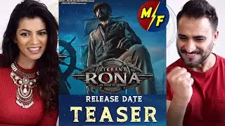 VIKRANT RONA Release Date Teaser REACTION!! | Kichcha Sudeep | Hindi | Kannada | English Teasers