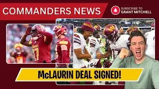 TERRY MCLAURIN SIGNS CONTRACT! Did He WIN The Stare Down, Can Commanders Win Super Bowl, Jayden MVP?