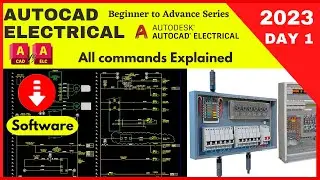 AutoCAD Electrical Tutorial in Hindi | Day 1 | Beginner to Advance Series #tutorial