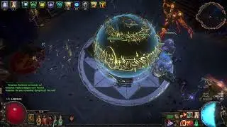 PoE: Vaal Absolution Guardian vs 107% quant feared + uber cortex (3.21)