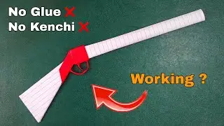 How to make paper gun | Origami guns | Simple Paper Gun That Shoots | Easy DIY Paper Shotgun