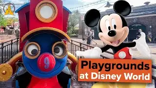 Disney World Playgrounds (Safe Places to Let Your Kids RUN Around!)
