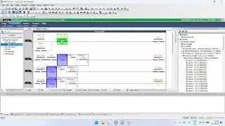 LADDER Program TEST CPU 301 (16axes) || NC - NO - COIL - TIMER - GLOBAL VARIABLE - INPUT - OUTPUT