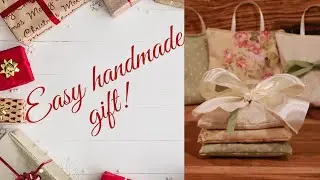Easy Homemade Christmas gift!  Lavender sachets!