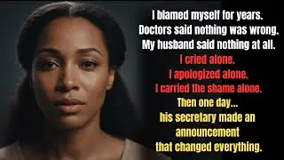 I Blamed Myself for Years… Until the Truth About My Husband Destroyed Everything