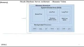 Oracle Database Server Archicture Dynamic Representaion