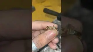 Name ring 18ct 750 hallmark #name #gold #namering#goldring#goldjewellery#jewelry#jewellery#goldsmith