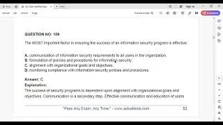ISC CISM Certified Information Security Manager 2024 OCTOBER
