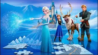 Frozen: Elsa’s Frozen Puzzle 🧩 Enchanted Kids Story #fizzyfuns