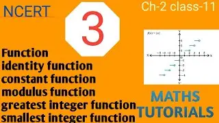special types of functionsclass11 maths|NCERT|examples with conceptualunderstandingby mathstutorials