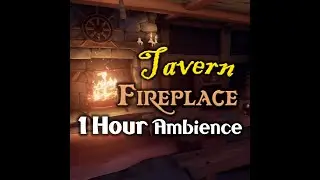 1 Hour Tavern Ambience | Fireplace & Tavern Music | New Golden Sands Outpost | Sea of Thieves