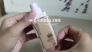 The Maybelline SuperStay Lumi Matte Foundation Unboxing