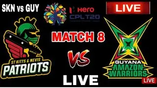 CPL Live | skn vs guy live | CPL 2021 live | St Kitts vs Guyana Amazon Warriors live