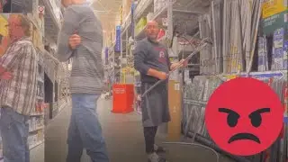 People getting mad over the Pooter at lowes!