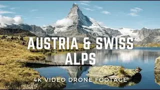Cinematic Epic Drone Mountain Alps Footage | 4K Video